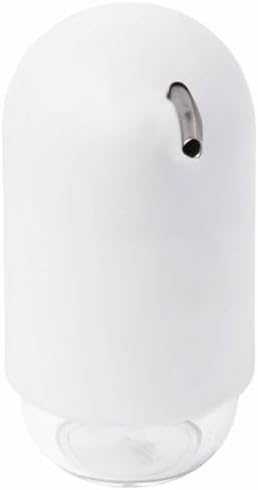 Umbra Touch Soap Dispenser Pump 13 oz (384 ml) Capacity for Liquid Soap or Hand Sanitizer, Easy to Refill, White