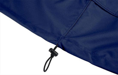 Eevelle Meridian Patio Oval Table Set Cover with Marine Grade Fabric - Outdoor Table Cover - Furniture Set Covers for Dining Table - Easy to Install - (25"H x 106"L x 58"W, Navy)