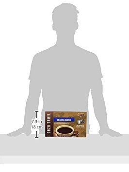 Caza Trail Coffee Pods, Coastal Blend, Single Serve (Pack of 100)