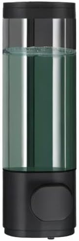 Pollock Shower Dispenser - 1 Chamber No Drill Shampoo & Conditioner Dispenser for Bathroom, Large Capacity, Black