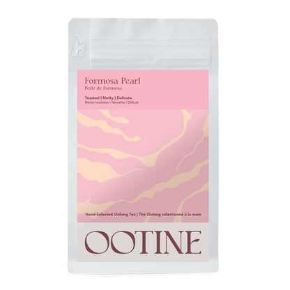 OOTINE, Formosa Pearl Taiwan Oolong Tea Bags (12 Sachets) | Roasted Nutty Notes | Hand-Picked Quality Whole Leaves in Plant-Based Sachets | Caffeine Alternative, Daily Antioxidant Support | Multiple Infusions
