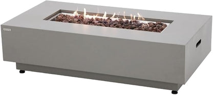 Westwood 50” Propane Fire Pit Smokeless Firepit Outdoor Gas Fire Pit for Outside Patio Firepit Table Includes Rain Cover Converter Kit Lava Rocks Lid CSA Certified
