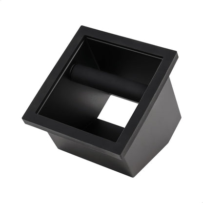 watchget Espresso Grounds Knock Box, Bottomless Chute with Removable Bar, Stainless Steel & Silicone Construction