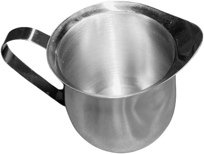 Rattleware 8 oz Brew Pitcher - Premium Stainless Steel Latte Art Milk Frothing Pitcher with Drip-Resistant Spout & Ergonomic Handle