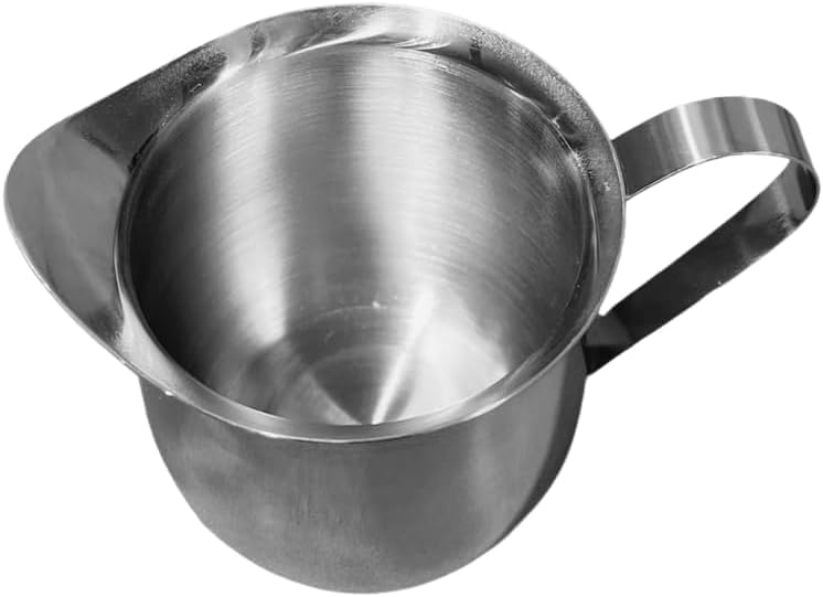 Rattleware 8 oz Brew Pitcher - Premium Stainless Steel Latte Art Milk Frothing Pitcher with Drip-Resistant Spout & Ergonomic Handle