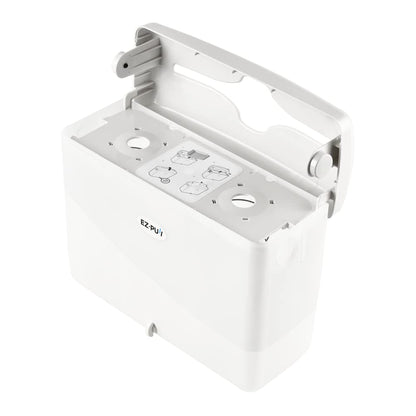 EZbrnd Countertop MULTIFOLD Paper Towel Dispenser for Kitchen/Bathroom/Office/RV/Airbnb, Pearl White, 4500-EZ