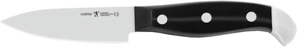 HENCKELS Premium Quality 12-Piece Knife Set with Block and Knife Sharpener, Razor-Sharp, German Engineered Knife Informed by over 100 Years of Masterful Knife Making, Brown Block