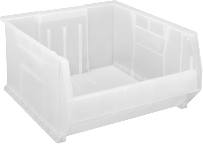 Quantum Storage QUS957 Plastic Stacking Hulk Container - 23-7/8" x 22-1/2" x 12" - 1 Pack