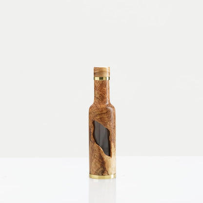 Olive wood bottle - Tree Hollow Design - 200ml
