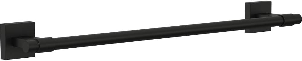 Franklin Brass Maxted (1-Pack) 18" Towel Rack for Bathroom, Matte Black Towel Bar for Bathroom Wall Kitchen Towel Holder Rod Wall Mounted Bathroom Accessories MAX18-FB