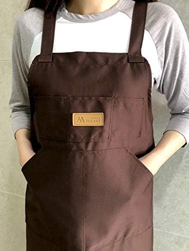 Artist apron/Long apron (Vandyke Brown)