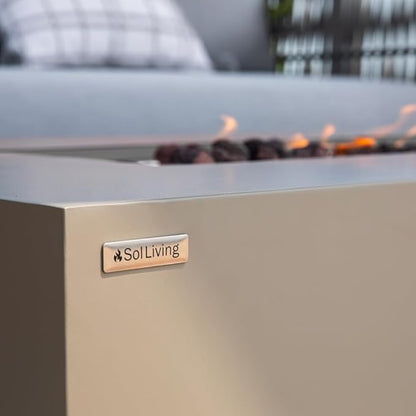 Westwood 50” Propane Fire Pit Smokeless Firepit Outdoor Gas Fire Pit for Outside Patio Firepit Table Includes Rain Cover Converter Kit Lava Rocks Lid CSA Certified