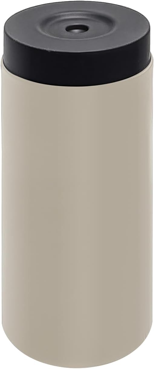 Silicone Dish Soap Dispenser, 8 Oz Refillable Squeeze Bottle, Leakproof for Kitchen Sink, Light Gray