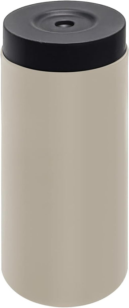 Silicone Dish Soap Dispenser, 8 Oz Refillable Squeeze Bottle, Leakproof for Kitchen Sink, Light Gray