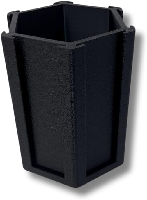 Espresso Coffee Pod Holder & Organizer, Espresso Capsule Kitchen Display Carousel, Holds 18 Pods, Made in USA (Black)