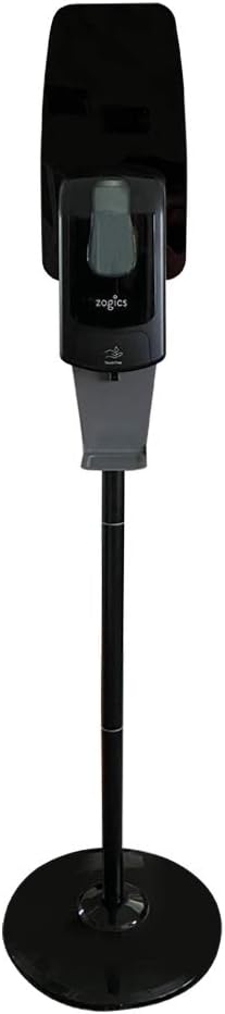 Zogics Touch-Free Automatic Foaming Hand Sanitizer Dispenser with Floor Stand (Black)