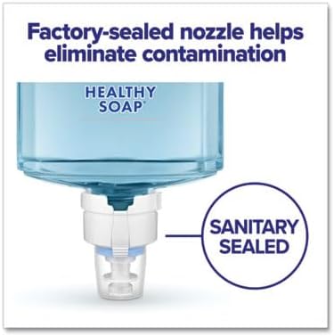 PURELL ES4 Manual Wall-Mounted Hand Soap Dispenser, Graphite, Compatible with 1200 mL PURELL Brand HEALTHY SOAP Refills (Pack of 1) - 5034-01 - Manufactured by GOJO, Inc.