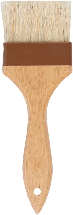 Restaurantware Pastry Tek 3 Inch Wide Buttering Brush 1 Boar Bristle Pastry Brush