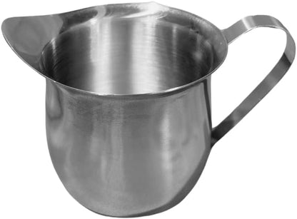Rattleware 8 oz Brew Pitcher - Premium Stainless Steel Latte Art Milk Frothing Pitcher with Drip-Resistant Spout & Ergonomic Handle