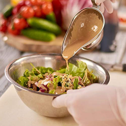 Tiger Chef Stainless Steel Mixing Bowls Set for Kitchen - Nesting Prep Bowls (Set of 6)