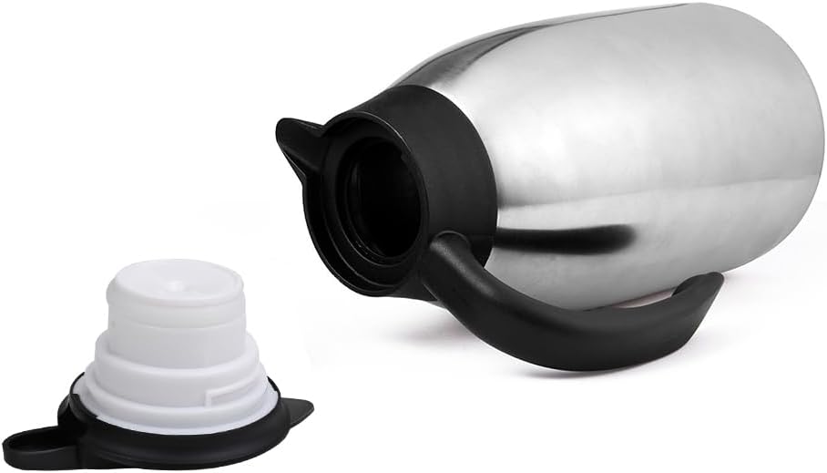 70oz Thermal Coffee Carafe, 2 Pack Airpot Insulated Coffee Urns Stainless Steel Vacuum Thermal Pot Dispenser for Coffee, Hot Water, Tea