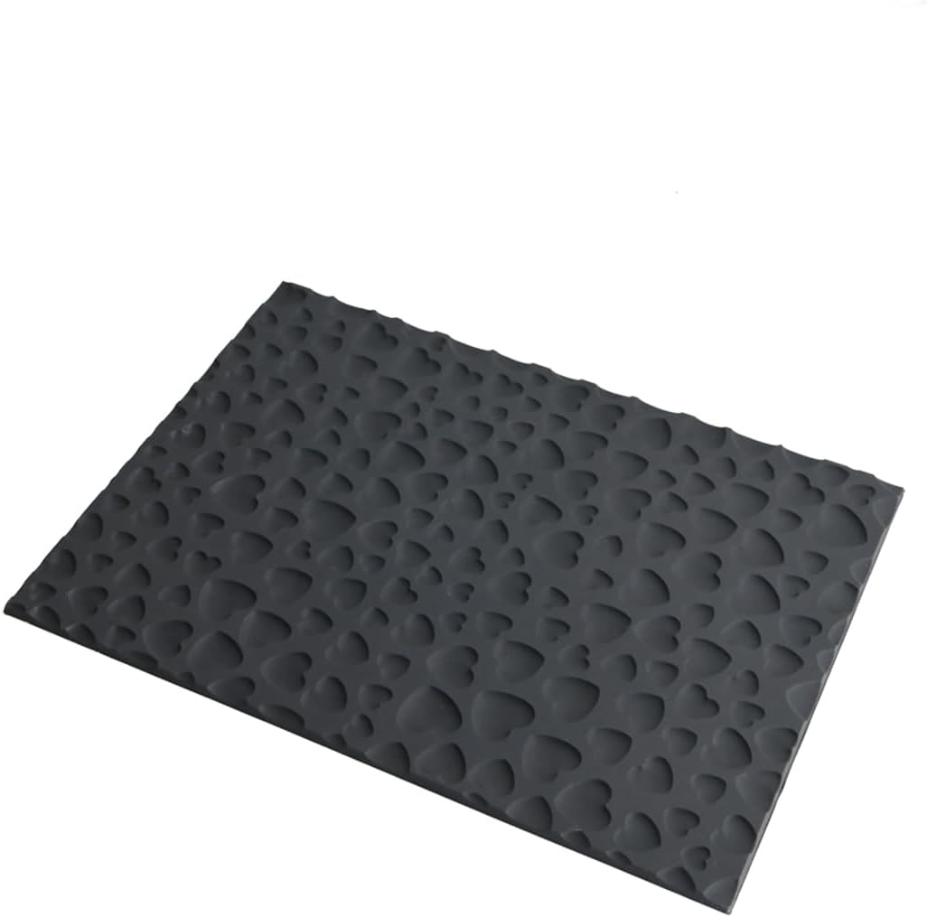 mostsom Silicone Lace Cake Mold Heart Pattern Flexible Sugar Craft Decorating Tool for Baking, Fondant, Chocolate, and Resin Molding Non-Stick Cake Decorating Molds (B_ Heart)