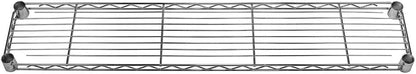 Shelving Inc. 8" d x 42" w Chrome Wire Shelving with 3 Tier Shelves, Weight Capacity 800lbs Per Shelf