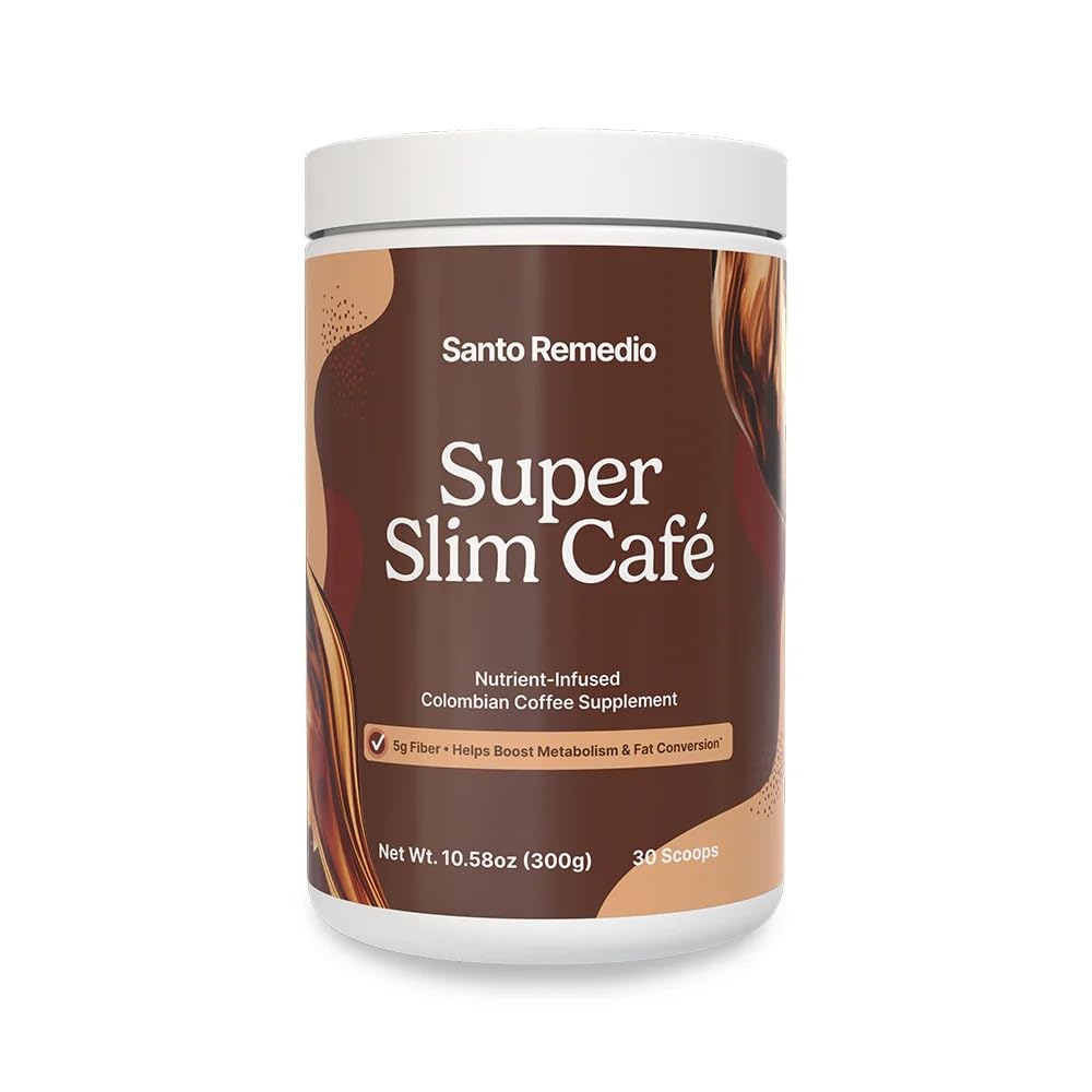 Santo Remedio Entalla, Super Café Coffee JAr. 30 Servings, Net Wt. 10.58 oz (300 g), 30 calories per serving