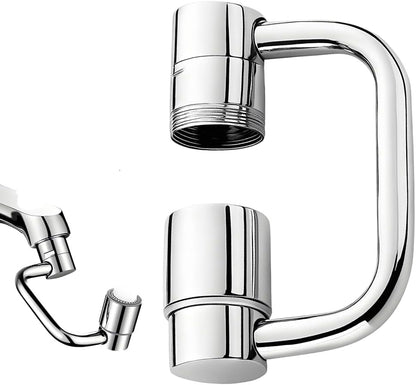 1440° Rotatable Faucet Aerator Extension, 2025 New 2 Modes Universal Sink Faucet for Splash Reduction, 1080° Rotating Multifunctional Faucet Extender for Bathroom Sink Kitchen (2)