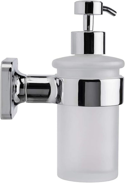 Croydex Flexi-Fix Easy to Fit Shoreditch Soap Dispenserwith Zinc Alloy Construction, Chrome
