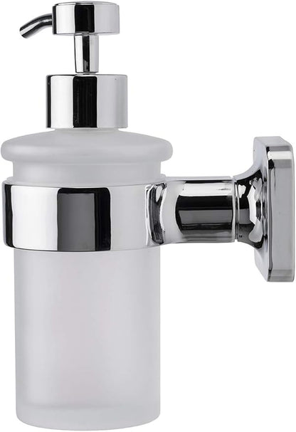 Croydex Flexi-Fix Easy to Fit Shoreditch Soap Dispenserwith Zinc Alloy Construction, Chrome