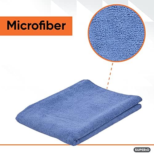 Superio Microfiber Squeegee Towel Extra Large Miracle Cloth 20 x 30 Streak Free Microfiber Floor Cloth-Rag for Cleaning House, Kitchen
