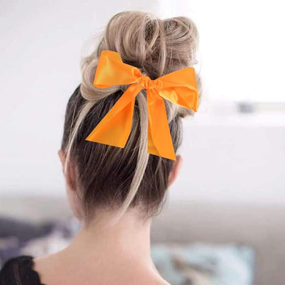 TONIFUL 4 Inch x 22yd Wide Gold Yellow Satin Ribbon Solid Fabric Large Ribbon for Cutting Ceremony Kit Grand Opening Chair Sash Table Hair Car Bows Sewing Craft Gift Wrapping Wedding Party Decoration