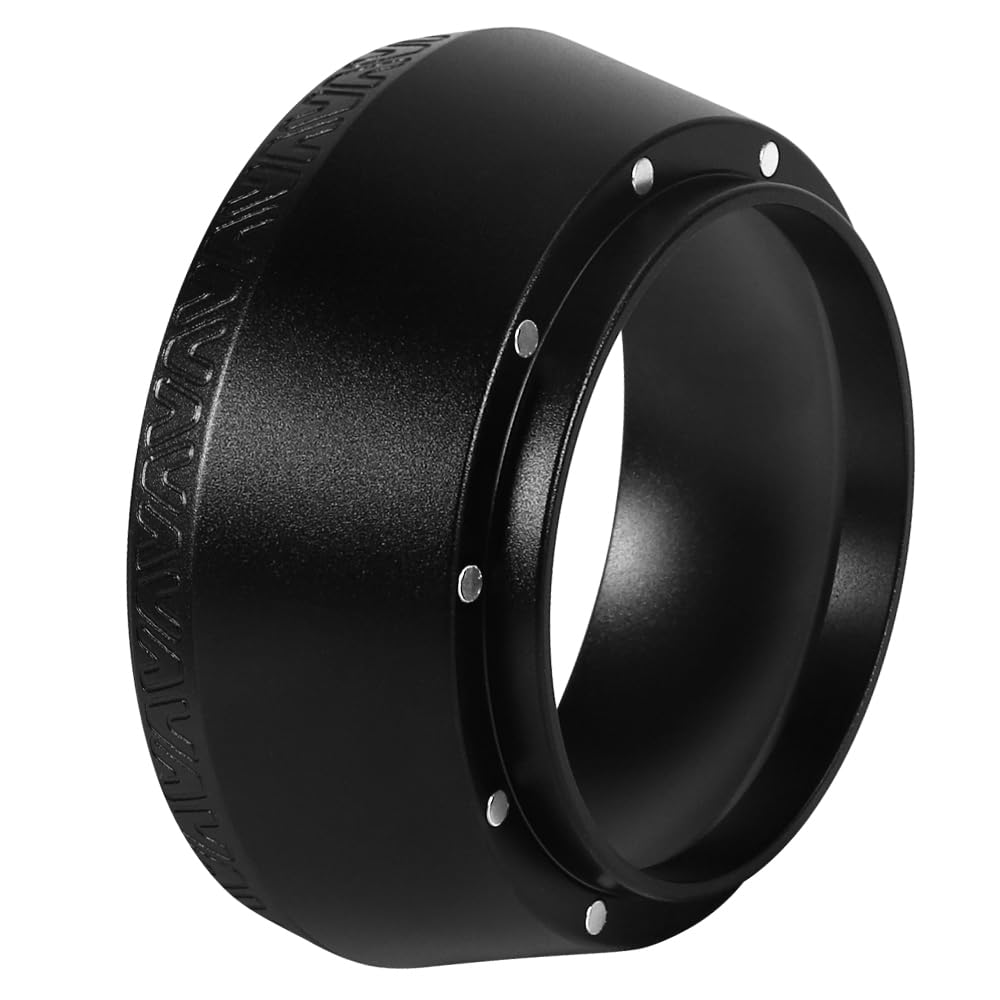 Magnetic Dosing Funnel, 58mm Espresso Dosing Funnel Aluminous Alloy Compatible with Breville 58mm Bottomless Portafilter