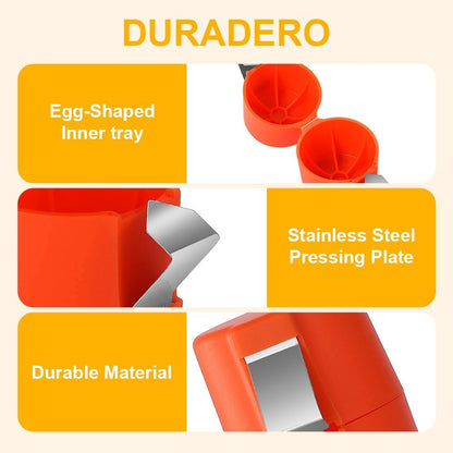 2025 Premium Egg Shell Opener, Egg Shell Cutter Eggs Shell Separator for Raw Eggs, Multifunctional Egg Cutter Egg Cracker Separator for Home Kitchen Gadgets (Pink)