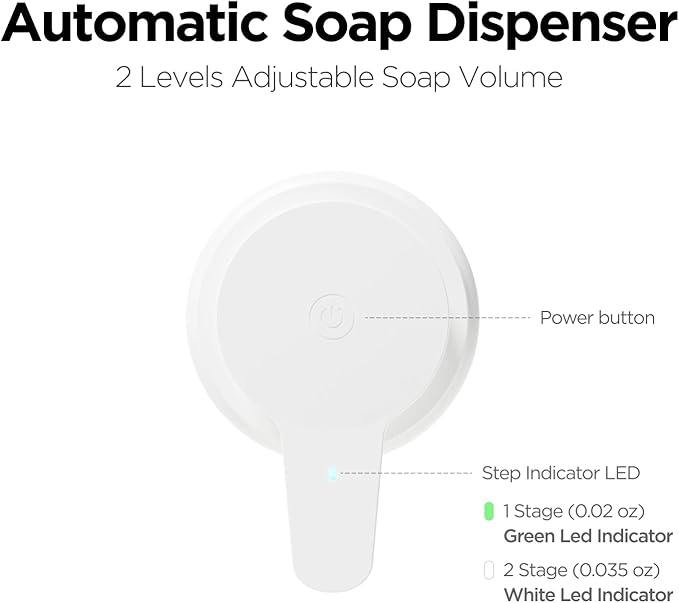 mooas Happy Buddy Artist Edition Automatic Soap Dispenser Ivory (Play with me!)