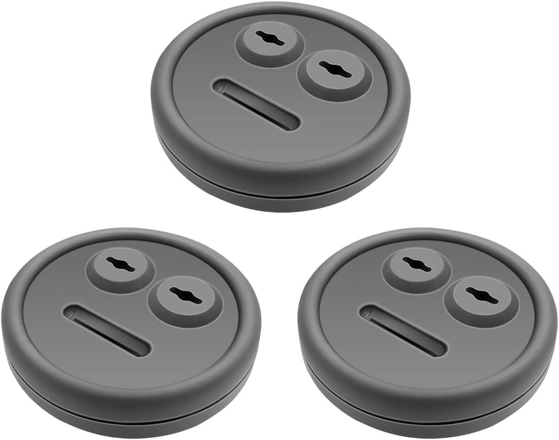 3 Pack Meat Thermometer Probe Grommet for Grill, Replacement for Weber 85037 Smokey Mountain Cookers Accessories, and Other Grills DIY Probes Port