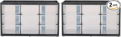 CRAFTSMAN Storage Organizer Bin System, 9 Compartment, Plastic (CMST40709) (Pack of 2)