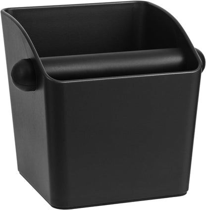 Large Square Knock Box Shock-absorbent Knock Box Espresso with Removable Knock Bar and Non-Slip Base Espresso Accessories for Home/Office (Large