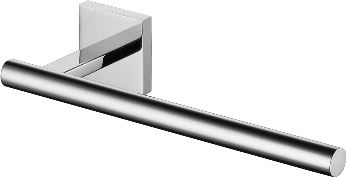 KOKOSIRI Bathroom Hand Towel Holder Rack Bathroom Hardware, Suitable for Wall Mounted Towel Bar Screw in, Polished Stainless Steel B3008CH