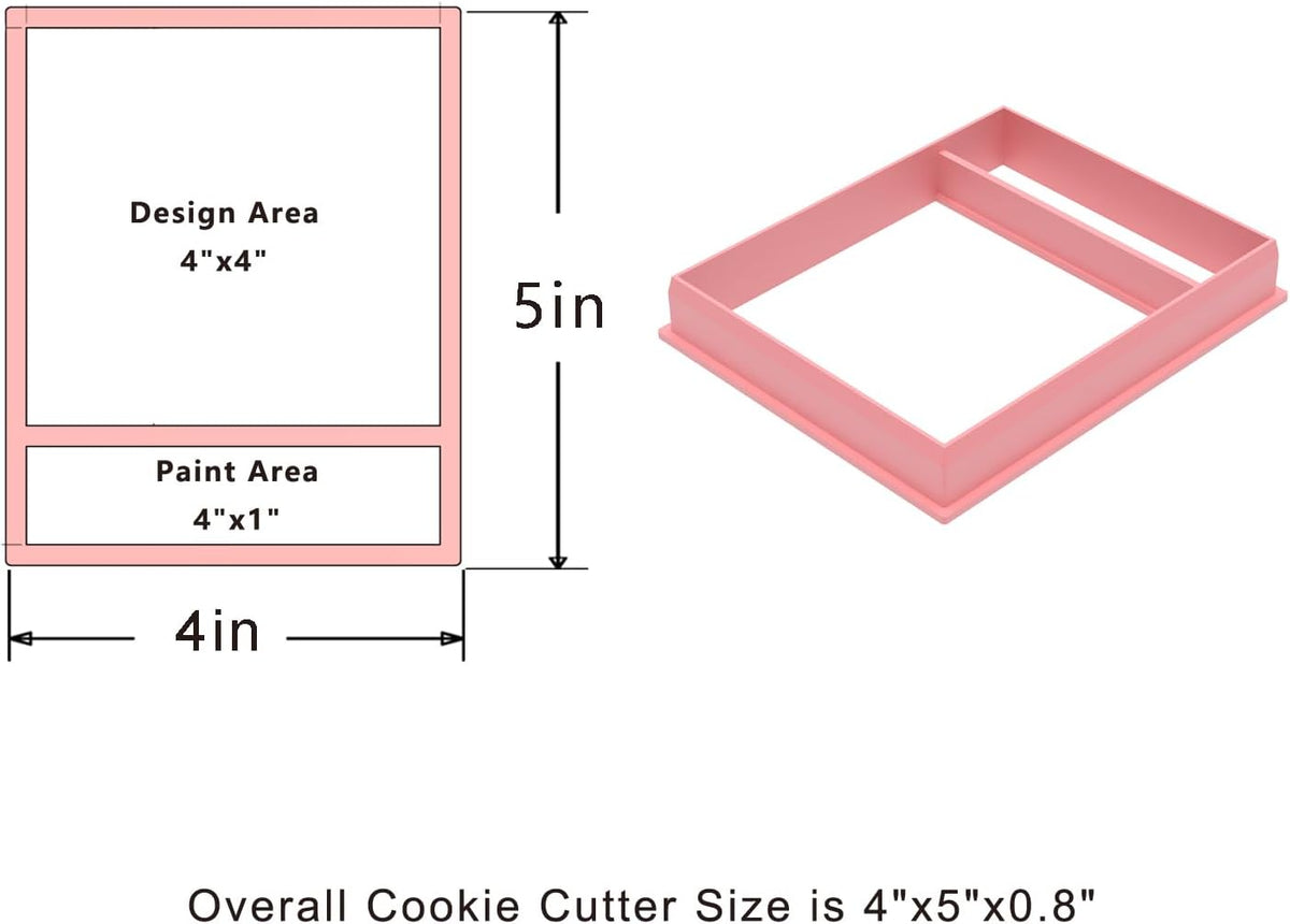 PYO Cookie cutter and stencil set starter kit Baking stencils and cutters bundle DIY bakery decorating kit Paint Your Own Cookie cutter with stencils