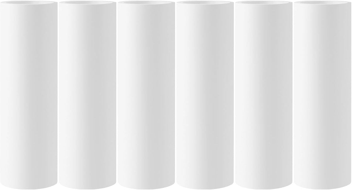 8 inch Large Surface Lint Roller Refills for Scotch-Brite 50% Stickier 8" Wide Lint Roller Replacement Refills for Pet Hair Extra Sticky 60 Sheets per Refill Pack of 6 Total 360 Sheets