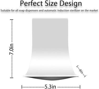 Cotn - Drip Tray for ACotn Soap Dispenser Drip Tray for Automatic, Wall Mount and Hand Sanitizer Dispenser, Dispenser Stand,Soap Dispenser Bracket, Easy to Clean (White, 1)