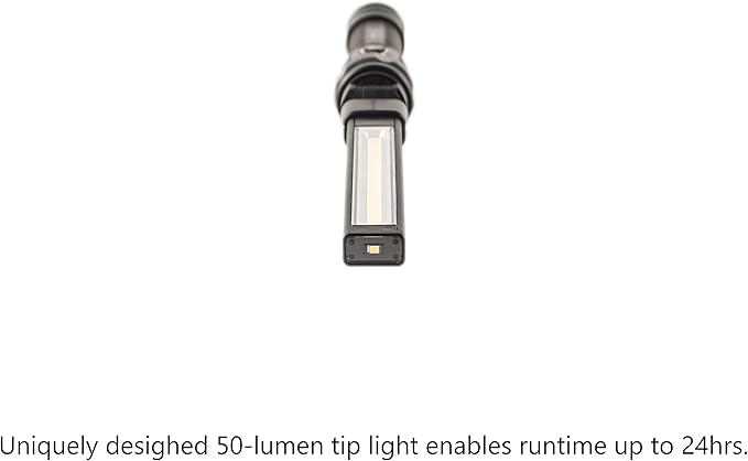 NextLED NT-7543 Foldable Rechargeable LED Work Light, COB LED Slim Work Light with Magnetic Base. Ultra Bright Flashlight, Cast Aluminum, Mechanics, Car Repair, Outdoor, Camping, Emergency, Garage