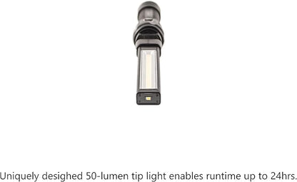 NextLED NT-7543 Foldable Rechargeable LED Work Light, COB LED Slim Work Light with Magnetic Base. Ultra Bright Flashlight, Cast Aluminum, Mechanics, Car Repair, Outdoor, Camping, Emergency, Garage