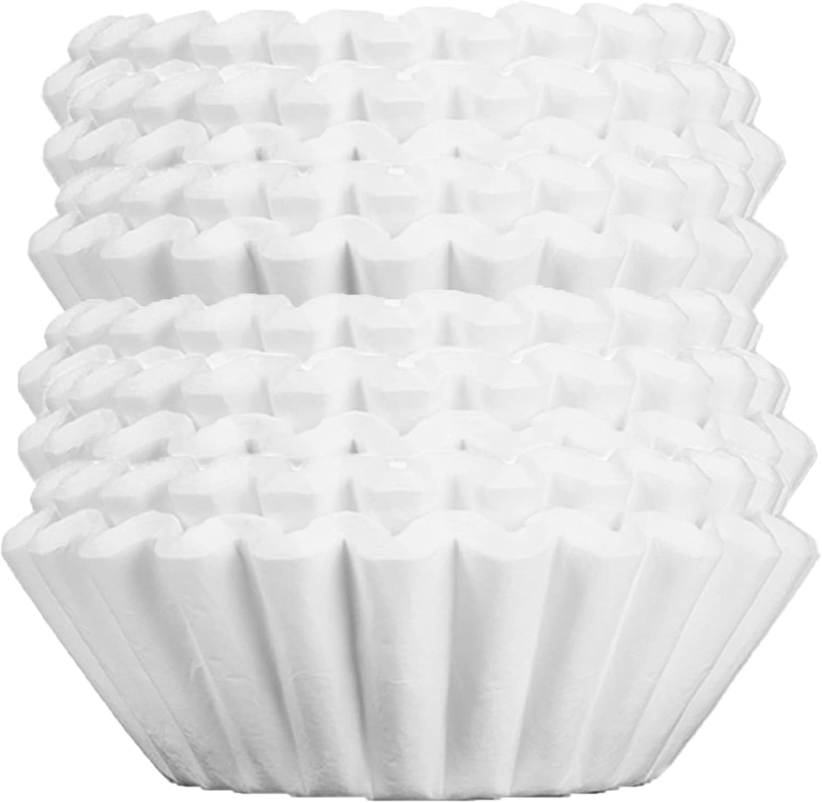 Big Joe® Large Coffee Filters (500 Count) - Tall Walled Commercial Coffee Filters (4 ¼ Inch base, 2 ¾ Inch Walls, 9 ¾ Inch Laying Flat)