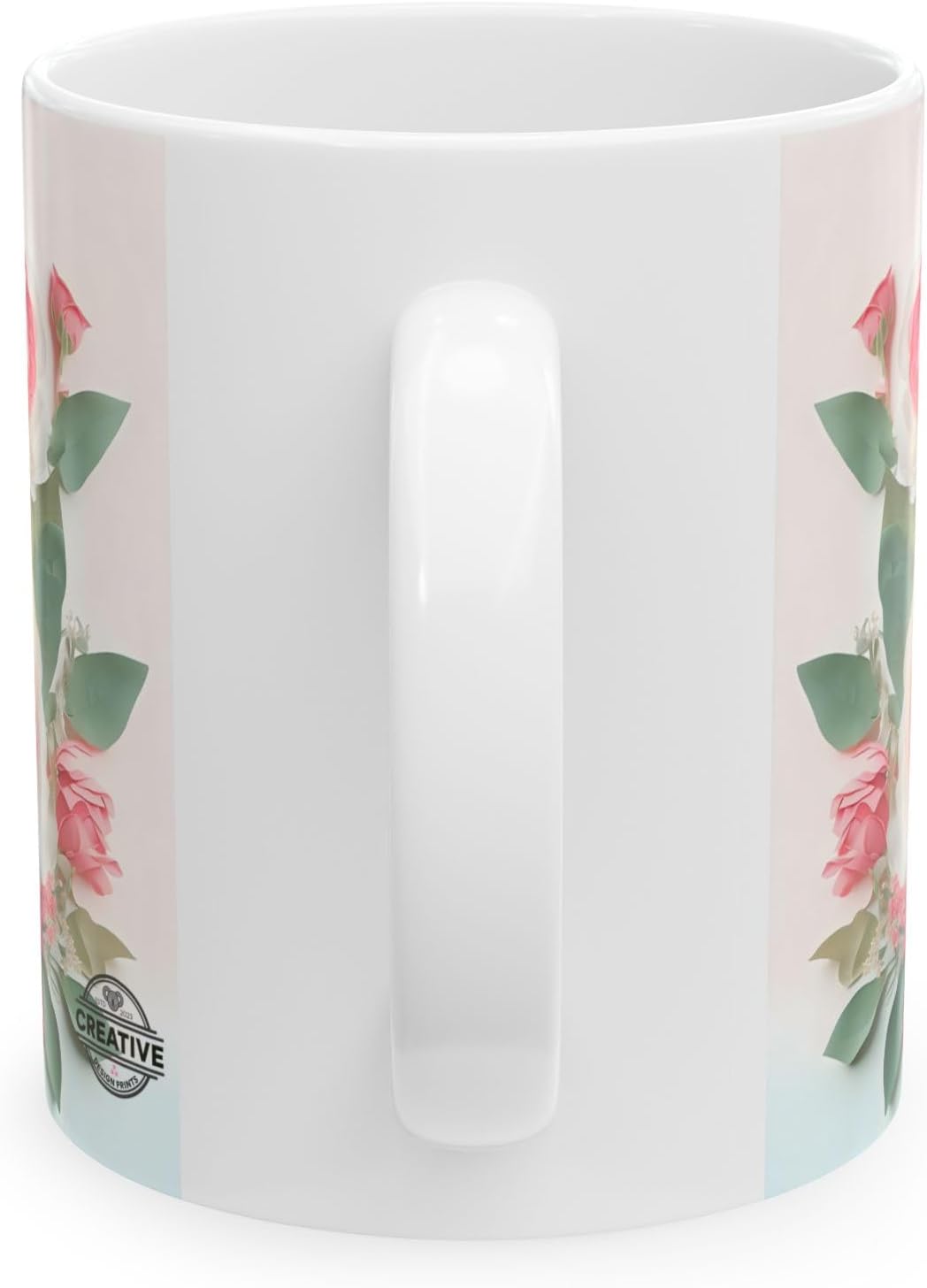 11 OZ Novelty Coffee Mugs - Christmas Gift (Rose Flower Theme)