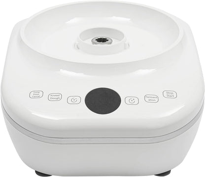 Electric Dough Maker with Ferment Function, 5L/ 4.5Qt 200W 304 Stainless Steel Dough Mixer Machine, Commercial Bread Mixer for Roti Bread Pizza Baking Dumpling Dough & Sourdough(White)