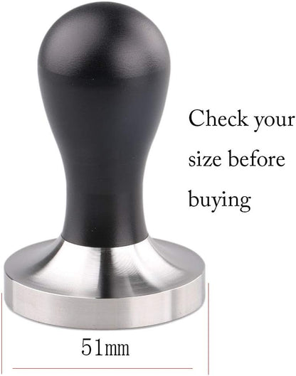 Coffee Tamper 51mm Barista Espresso Base Coffee Bean Press