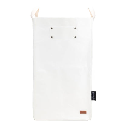 Deeablo New York - Sustainable Reusable Indoor Recycling Bin for Kitchen, Multipurpose Recycle Bin, Large Recycling Bins for Home, Washable Paper Bag for Recycling (White)